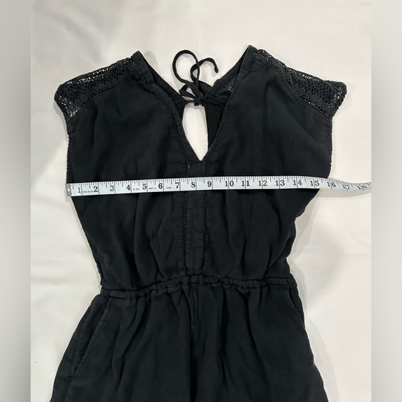 Abercrombie & Fitch Women Black Sleeveless Lined Coverup Romper Size XS - Picture 10 of 11